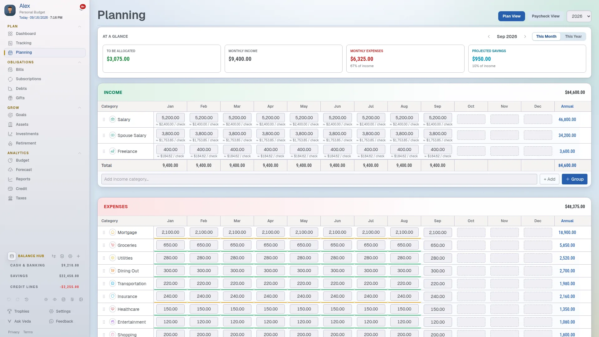Finaura Planning