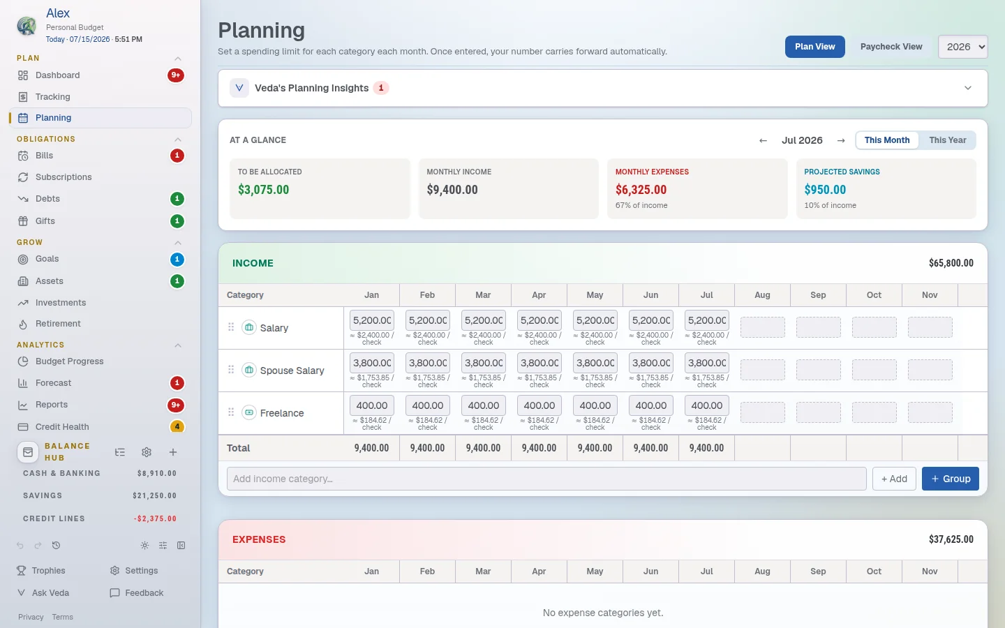 Finaura Planning